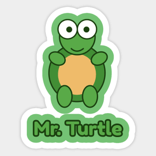 Mr. turtle Sticker